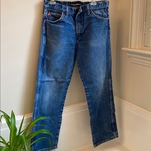 Mens Wrangler Flame Resistant Work Jeans sz 34x30